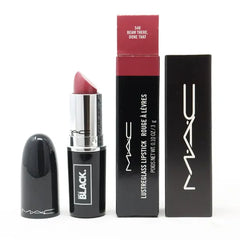 Mac X Make It Black Lusterglass Lipstick 0.1oz 548 Beam There, Done That New