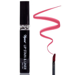 Mynena Peel Off Lip Stain & Liner with Hyaluronic Acid & Vitamin E | Tear Lipstick for Long Lasting Natural Matte Color Tattoo | Stay-On Tint for All-Day Wear