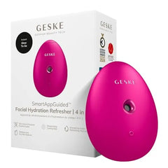 GESKE SmartAppGuided Facial Hydration Refresher 4 in 1 Water Atomizer Moisturizing Spray Machine Face Mister Humidifier for Natural Glow Reduce Redness & Dry Skin