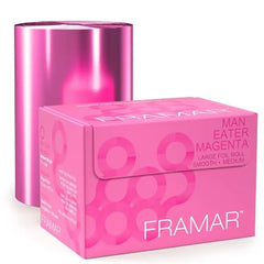 FRAMAR Large Magenta Hair Foil, Hair Foils For Highlighting Long Hair
