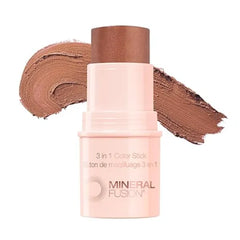 Mineral Fusion 3-in-1 Color Stick, Instant Color Pop and Blush for Cheeks, Creamy Lightweight Formula, Multi-Use Eye, Face, and Lip Makeup
