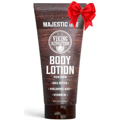 Viking Revolution Body Lotion for Men – Mens Lotion for Dry Skin with Shea Butter, Hyaluronic Acid and Vitamin B5, Nourishing Mens Body Lotion for Hydrated and Smooth Skin - 8oz (Pack of 1)
