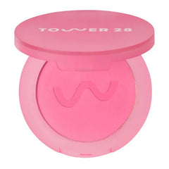 Tower 28 GetSet Matte Powder Blush for Cheeks - 12-Hour Setting Blush Powder for Smooth, Blurred Skin, Talc-Free, Sweat-Proof Face Blushes, Makeup for Sensitive Skin