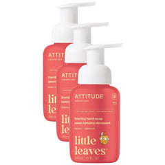 ATTITUDE Foaming Hand Soap for Kids, EWG Verified, Dermatologically Tested, Plant- and Mineral-Based Ingredients, Vegan - 10 Fl Oz