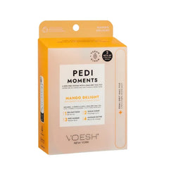 VOESH Pedi Moments, Two Sets of Pedi in a Box 4 Step + a Nail File, Spa Pedicure Kits, Nail Kit, At Home Pedicure Supplies, Self-Care Kit