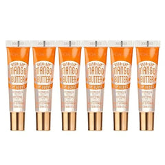 Ruby Kisses Broadway Vita-Lip Clear Lip Gloss 6pcs , Ultra-Hydrating & Soothing Formula with Vitamin Oils, High-Shine Non-Sticky Finish, Healing Glossy Lip Balm Locks in Moisture.