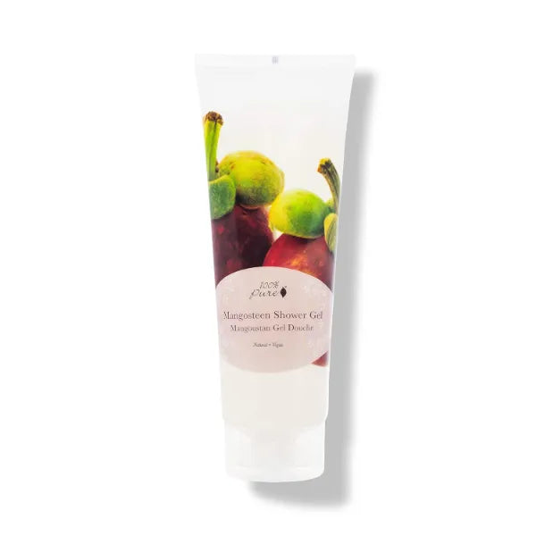 100% PURE Gel Natural Foaming & Hydrating Body Wash - Deeply Moisturizing Gentle Soap Cleanser for All Skin Types, Even Sensitive - Gluten-Free - 8 Fl Oz