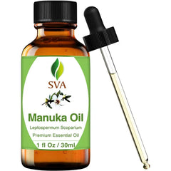SVA ORGANICS Essential Oil 100% Natural Oil for Diffuser, Hair Care, Face, Skin Care, Aromatherapy, Scalp and Body Massage with Dropper - 1 Fl Oz