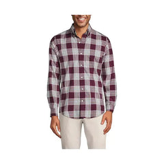 Lands' End Big & Tall Traditional Fit No Iron Twill Shirt