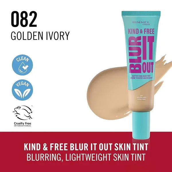 Rimmel Kind & Free Blur It Out Mattifying Liquid Foundation Skin Tint
