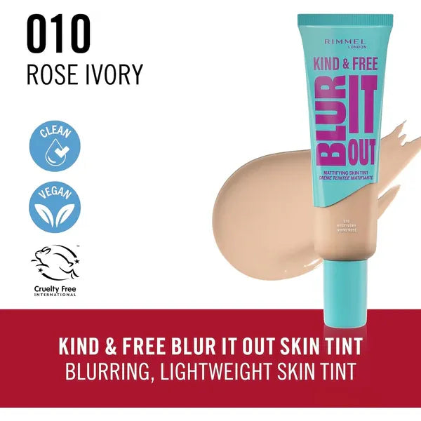 Rimmel Kind & Free Blur It Out Mattifying Liquid Foundation Skin Tint