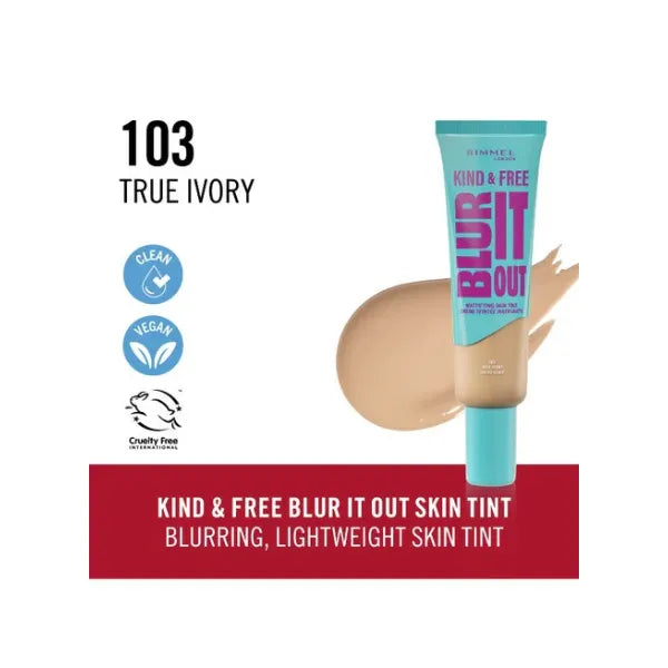 Rimmel Kind & Free Blur It Out Mattifying Liquid Foundation Skin Tint