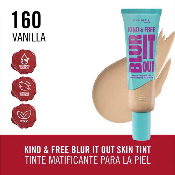 Rimmel Kind & Free Blur It Out Mattifying Liquid Foundation Skin Tint
