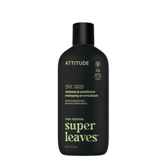 ATTITUDE Men’s 2-in-1 Shampoo & Conditioner – Volumizing, Scalp Care, Strengthening & Nourishing Hair Formulas with Natural Ingredients - 14 fl oz