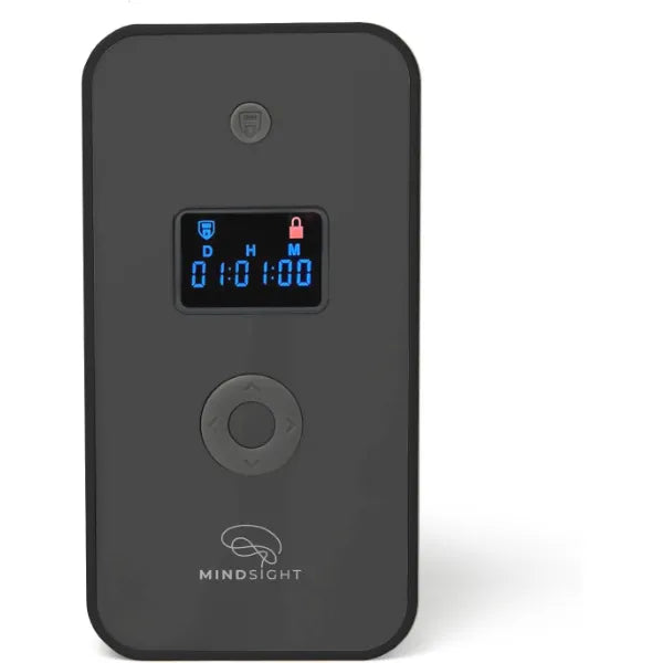 OSKIE Phone Downtime Box - Lockable Smartphone Storage for Home & Office, Key Lock Secure Metal Organize, Wall Mountable