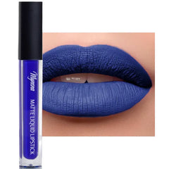 Mynena Liquid Matte Lipstick Long-Lasting Waterproof | Lightweight Comfortable Non-Drying | High Pigment Intense Color Lip Stain | Paraben-Free Talc-Free Vegan & Cruelty-Free