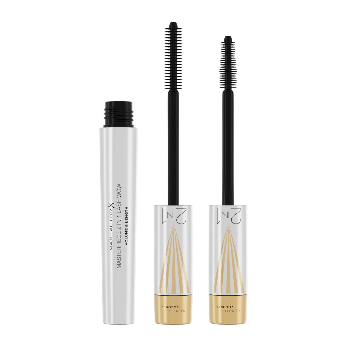 Max Factor Masterpiece 2 in1 Lash Wow Mascara - Black - AllurebeautypkMax Factor Masterpiece 2 in1 Lash Wow Mascara - Black