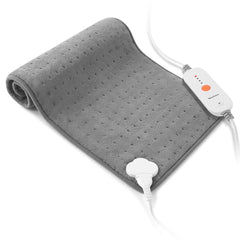 Maxkare 12 x 24 inch Heating Pad with 4 Heat Settings & Auto Shut-off - Gray