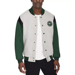 Men's Heavyweight Fleece Varsity Jacket