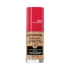 Covergirl Outlast Extreme Wear 3-in-1 Full Coverage Liquid Foundation, SPF 18 Sunscreen