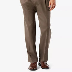Dockers Men's Big & Tall Easy Classic Pleated Fit Khaki Stretch Pant