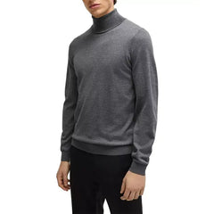 Hugo Boss Men's Slim-Fit Rollneck Merino Wool Sweater