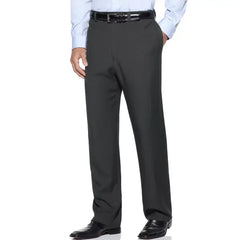Haggar Men's Classic Fit Flat Front Hidden Expandable Dress Pants