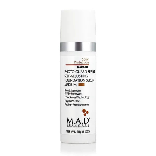 M.A.D Skincare SOLAR PROTECTION: Photo Guard SPF 50 Self-Adjusting Foundation Serum, 30g