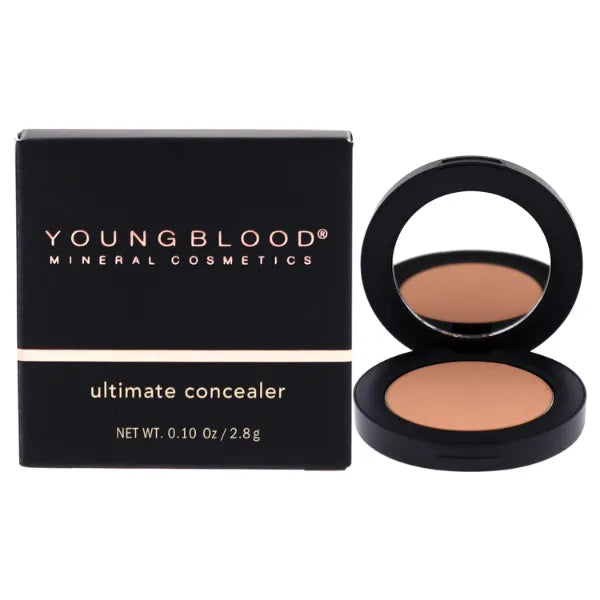 Youngblood Clean Luxury Cosmetics Ultimate Concealer| Conceals Under Eye Dark Circles Full Coverage Brightening Non-Creasing Coverage for Discoloration and Spots | Vegan, Cruelty Free - 0.1 Ounce (Pack of 1)