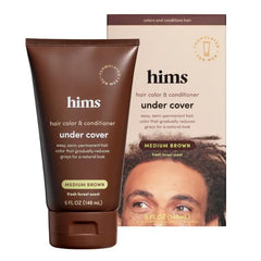 hims Under Cover Color & Conditioner for Men - Semi Permanent, Moisturizes, Blends Grays, Fresh Forest Scent - 5 fl oz