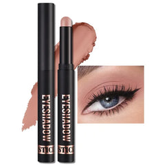 Erinde Shimmer Cream Eyeshadow Stick, Long Lasting Metallic Eye Shadow Stick, Waterproof Creamy Glitter Eyeshadow Pencil, High Pigment Blendable Neutral Eye Makeup