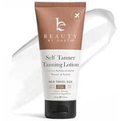 Beauty by Earth Tanning Lotion Self Tanner USA Made with Natural & Organic Ingredients Travel Size Self Tan Lotion, Non Toxic Gradual Tanning Moisturizer, Sunless Tanner for Fake Tan for Women & Men
