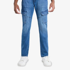 XRAY Men's Slim Fit Stretch Cargo Jeans