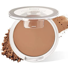 JOAH Perfect Complexion Cashmere Powder Foundation, Medium Face Coverage, Matte Finish, Korean Makeup, Compact Design For Oily & All Skin Types