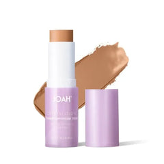 JOAH Crystal Glow Tinted Luminizer Stick, Multitasking Korean Makeup Highlighter and Bronzer Stick, Customizable Formula for a Natural Glow, Peptide Infused