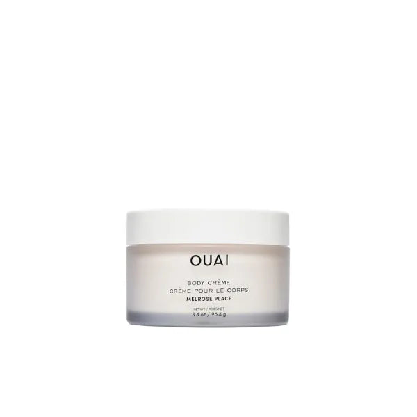 OUAI Body Cream Travel Size, Hydrating Whipped Body Cream with Cupuaçu Butter, Coconut Oil & Squalane - Softens Skin and Delivers Healthy Radiant -Looking Glow - Sulfate Free Skin Care (3.4 Oz)
