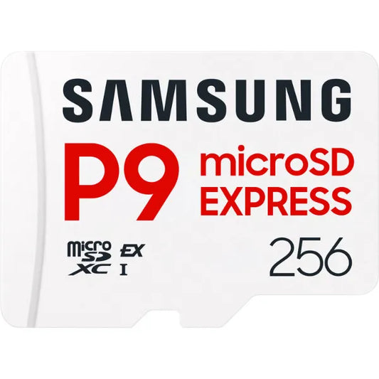 SAMSUNG P9 EXPRESS MICROSDXC UHS-I MEMORY CARD Up to 800MB/S (MB-MK256T/AM) 256GB