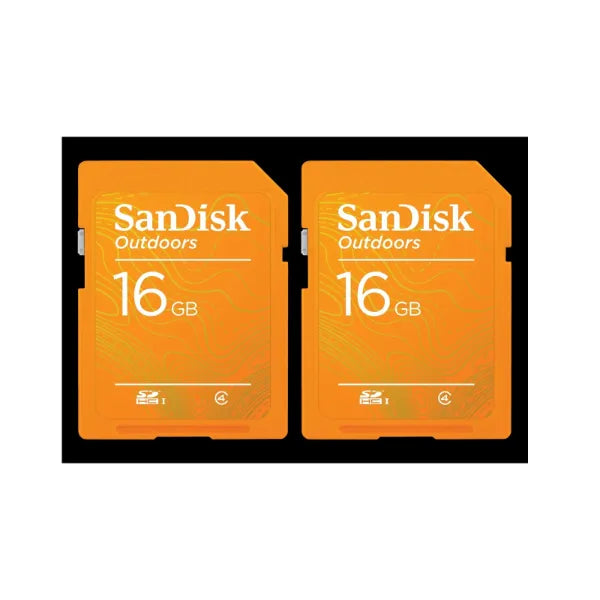 SanDisk Outdoors SDHC UHS-I Memory Card (2 PACK) 16GB