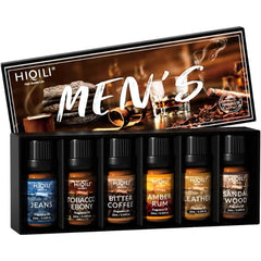 HIQILI Premium Fragrance Oil Gift Sets – 6-Pack Scented Oils for Candle Making, Diffusers, Soap & DIY Crafts (6 x 10ml)