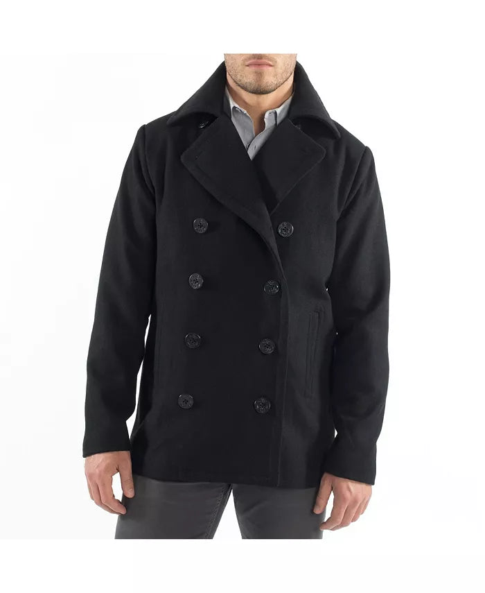Men's Mason Wool Blend Pea Coat
