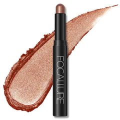 FOCALLURE Shimmer and Matte Cream Eyeshadow Stick,Smooth Brilliant Eye Brightener Pencil for Women,Long Lasting Waterproof Eye Shadow and Liners Makeup