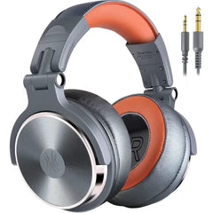 OneOdio Hi-Res Over Ear Headphones for Studio Monitoring and Mixing, Sound Isolation, Protein Leather Earcups, 50mm Driver Unit, Wired Headphones for AMP Guitar Keyboard - Pro-50