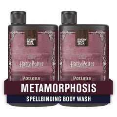 Every Man Jack Harry Potter Collectors Body Wash - Hogwarts Inspired Scents & Clean Ingredients -13.5 oz (Pack of 2)