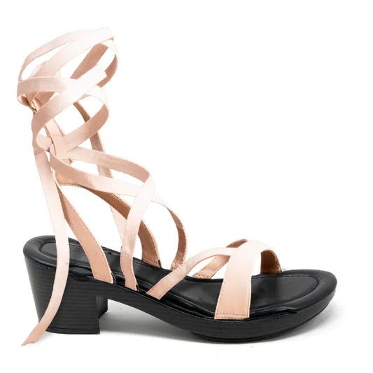 Solely Jane Miami Heel with Black Base Option and Pink Top