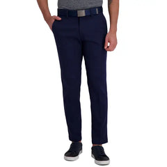 Haggar Cool Right Performance Flex Slim Fit Flat Front Pant