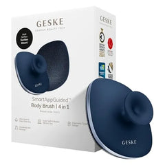 GESKE Body Brush 4 in 1 Design with Metal Ring Cleansing Brush for the Entire Body Professional Deep Cleaning Soft Silicone Bristles Ergonomic Two Finger Design