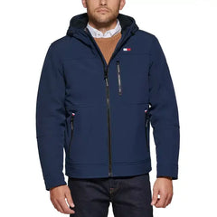 Men's Sherpa-Lined Softshell Hooded Jacket