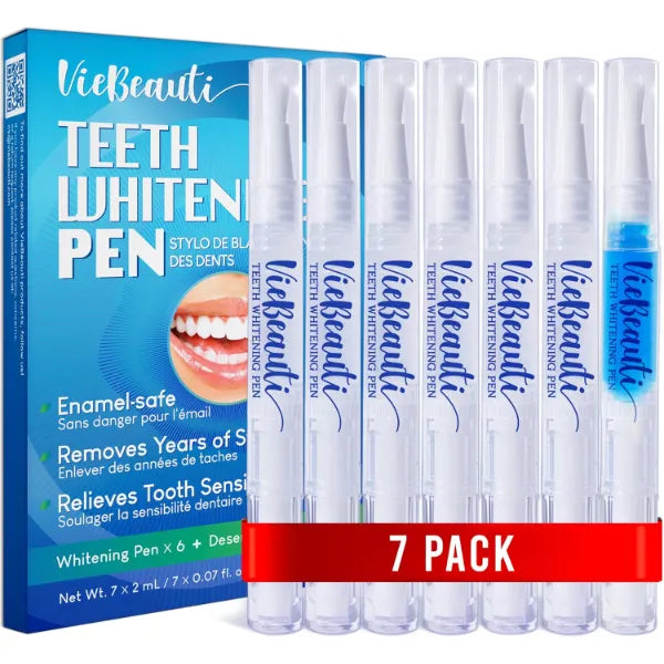 Teeth Whitening Pen Gel Kit – 35% Carbamide Peroxide with Remineralizing Pen for a Brighter, Whiter Smile (Mint Varieties, Multiple Pack Sizes)