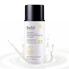belif Aqua Bomb Hydrating Niacinamide Sunscreen The True Cream PA++++, Daily Broad Spectrum, No White Cast, Weightless & Invisible, Non-Greasy, Korean Skincare.