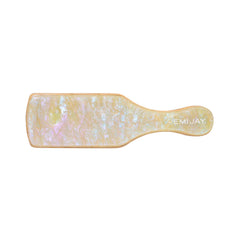 Emi Jay Mini Boar Bristle Hair Brush – Compact Natural Bristle Brush for Shine & Smooth Finish